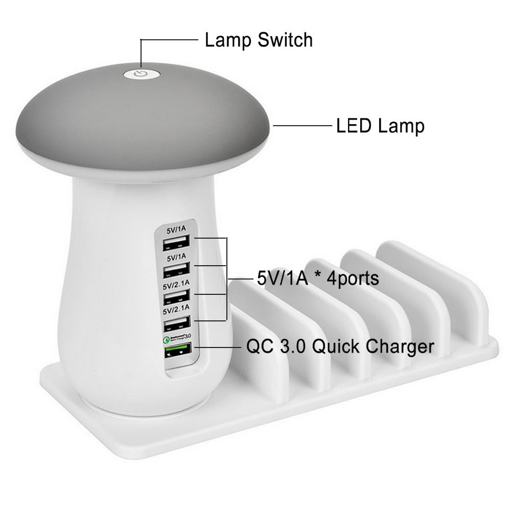 PRO Chargy™ | Flera laddningar  Svamp lampa