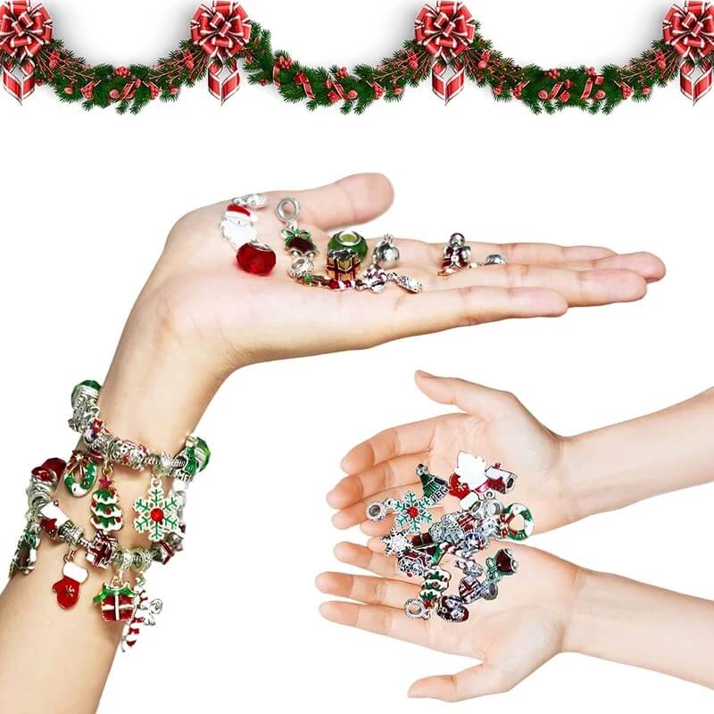 Exklusivt MyBracy™ | 24 dagar nedräkningskalender DIY jul adventskalender armband set