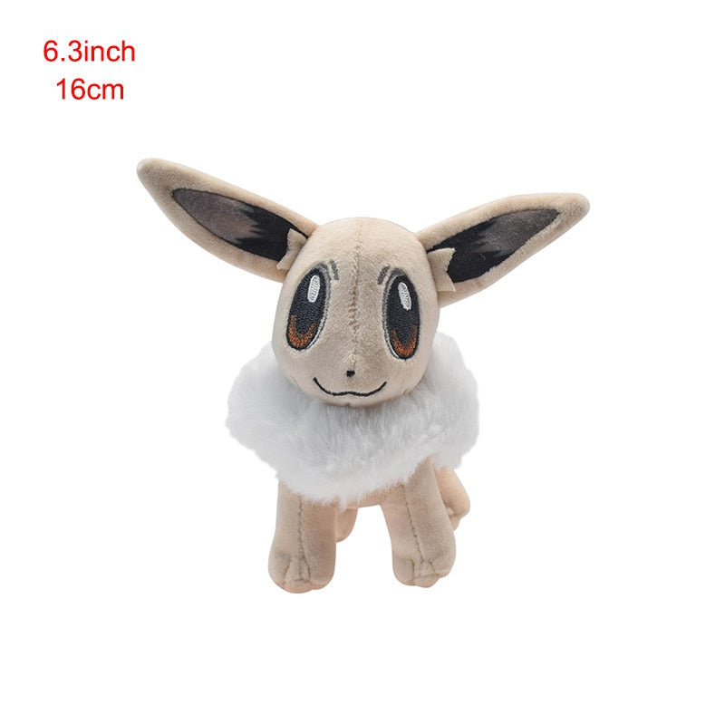 TAKARA TOMY Pokemon Standing Shiny Umbreon Vaporeon Espeon Sylveon Animal Stuffed Plush Quality Cartoon Toy 16-23cm