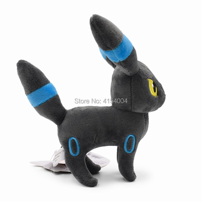 TAKARA TOMY Pokemon Standing Shiny Umbreon Vaporeon Espeon Sylveon Animal Stuffed Plush Quality Cartoon Toy 16-23cm