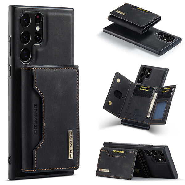 PRO Detachable™ | Magnetiskt skyddande 3 Fold Phone Wallet Case med korthållare Kickstand för iPhone (FÖRBESTÄLLNING)