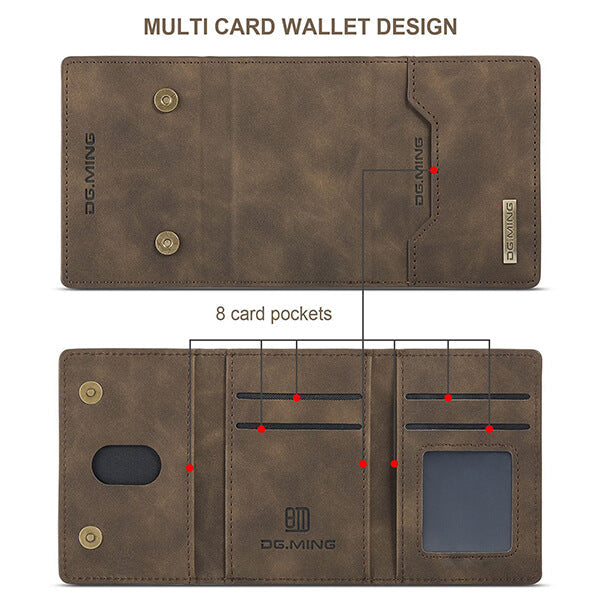 PRO Detachable™ | Magnetiskt skyddande 3 Fold Phone Wallet Case med korthållare Kickstand för iPhone (FÖRBESTÄLLNING)